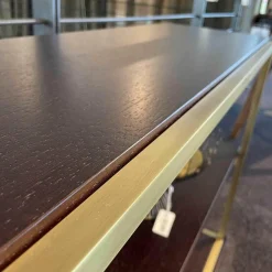 Christine Kröncke Regale|Regal Sideboard Bronxx Messing Geschliffen Brüniert Einlegeplatte Wenge