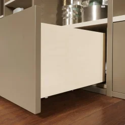 Sudbrock Regale|Regal Sinus Korpus Glattlack Sienna Böden Und Rückwand Glattlack Kaschmir Mit Beleuchtung