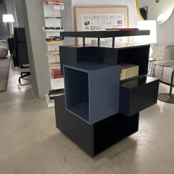 Ligne Roset Regale|Regal Stack Holz Verschiedene Blautöne