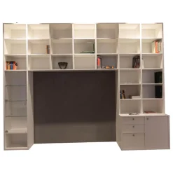 Interlübke Regale|Regal Studimo Lackiert Matt M03 Schneeweiß mit Überbau