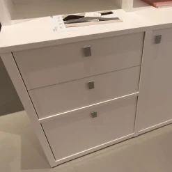 Interlübke Regale|Regal Studimo Lackiert Matt M03 Schneeweiß mit Überbau