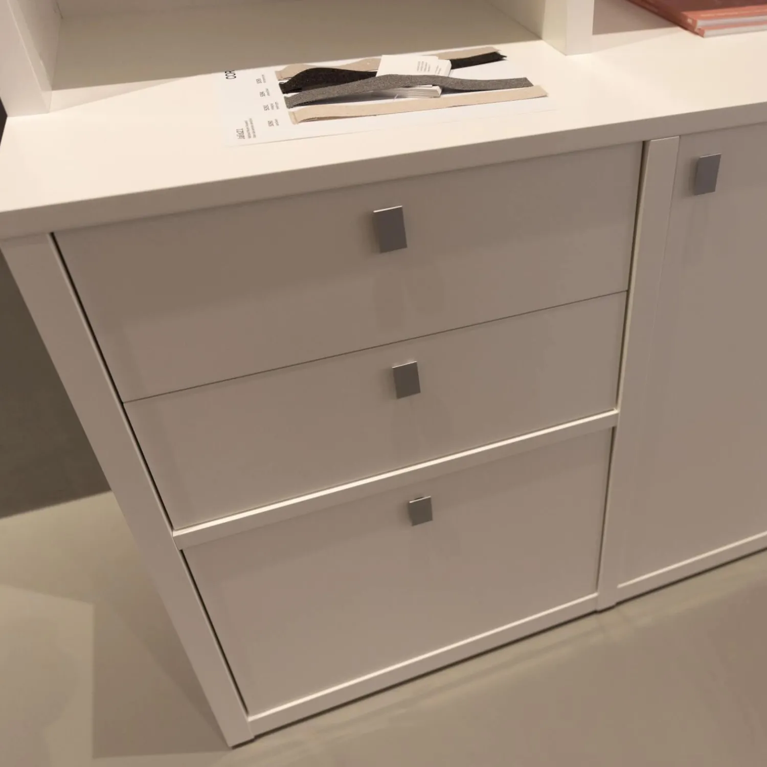 Interlübke Regale|Regal Studimo Lackiert Matt M03 Schneeweiß mit Überbau