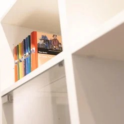 Interlübke Regale|Regal Studimo Lackiert Matt M03 Schneeweiß mit Überbau