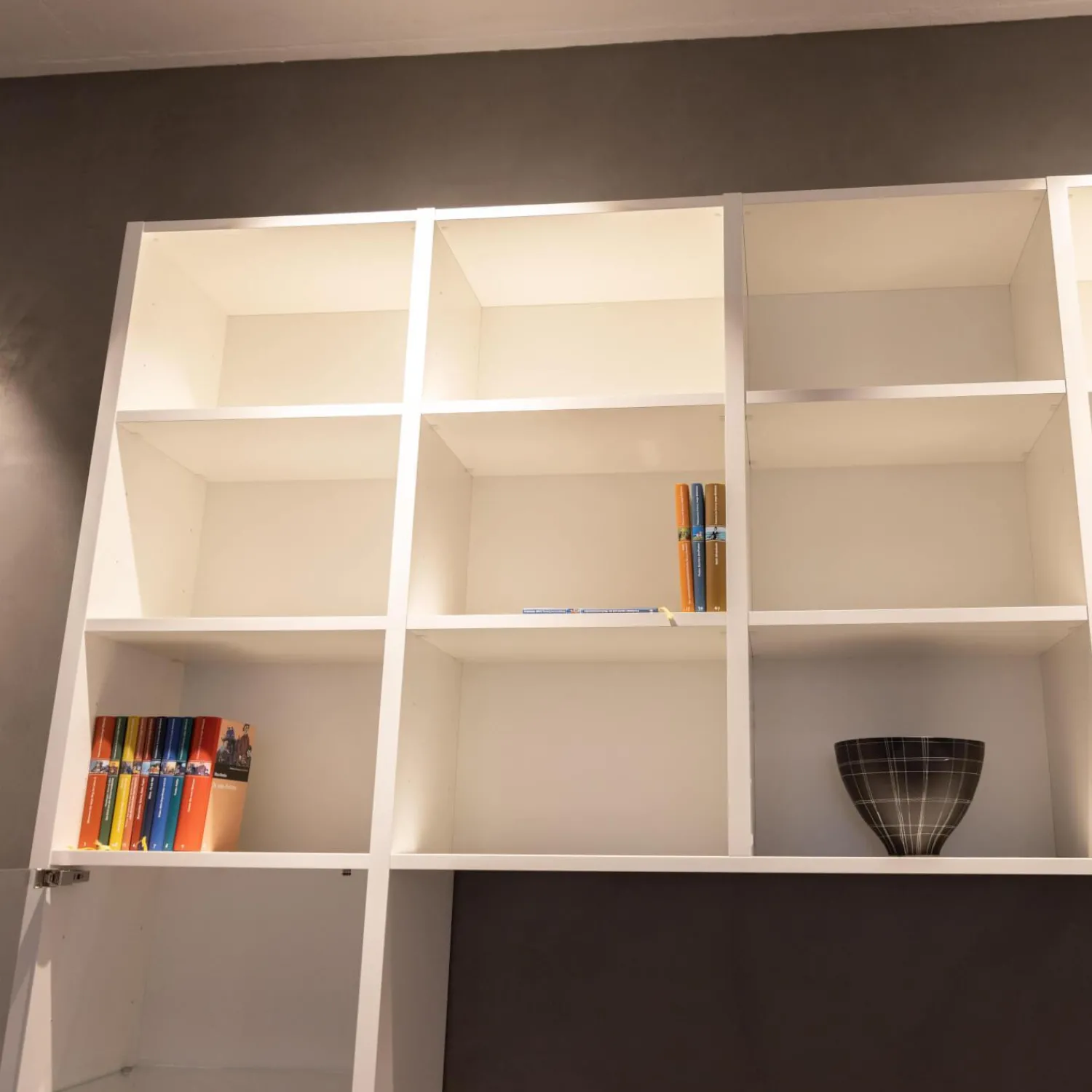 Interlübke Regale|Regal Studimo Lackiert Matt M03 Schneeweiß mit Überbau