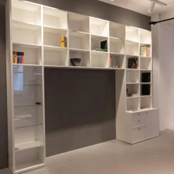 Interlübke Regale|Regal Studimo Lackiert Matt M03 Schneeweiß mit Überbau