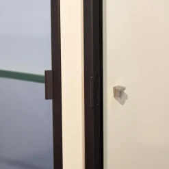 Porro Regale|Regal System Mattlackiert Weiß Türen Aus Iron Glas Transparent Mit Beleuchtung