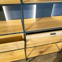 Schöner Wohnen-Kollektion Regale|Regalelement Schöner Wohnen Line Massivholz Eiche Rustico Hell Geölt