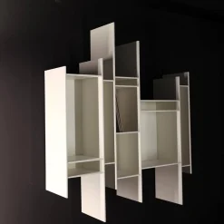 MDF Italia Regale|Regalkombination Randomito Offen Material MDF Struktur Lack Weiß Matt X042