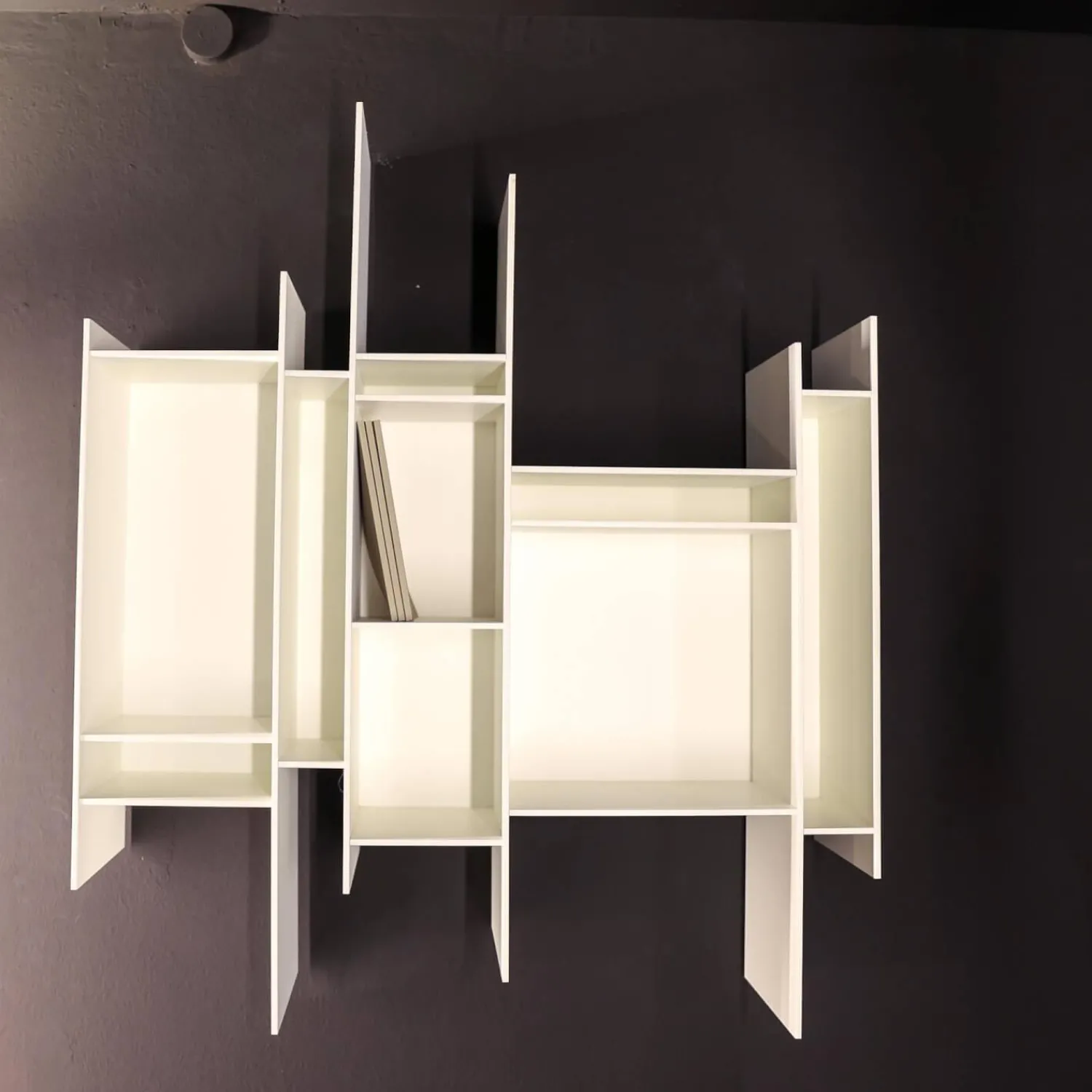 MDF Italia Regale|Regalkombination Randomito Offen Material MDF Struktur Lack Weiß Matt X042