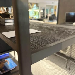 Janua Regale|Regalsystem BC 06 RooM68 Eiche Geräuchert Anthrazit Geölt Und Aluminium Bronze Eloxiert