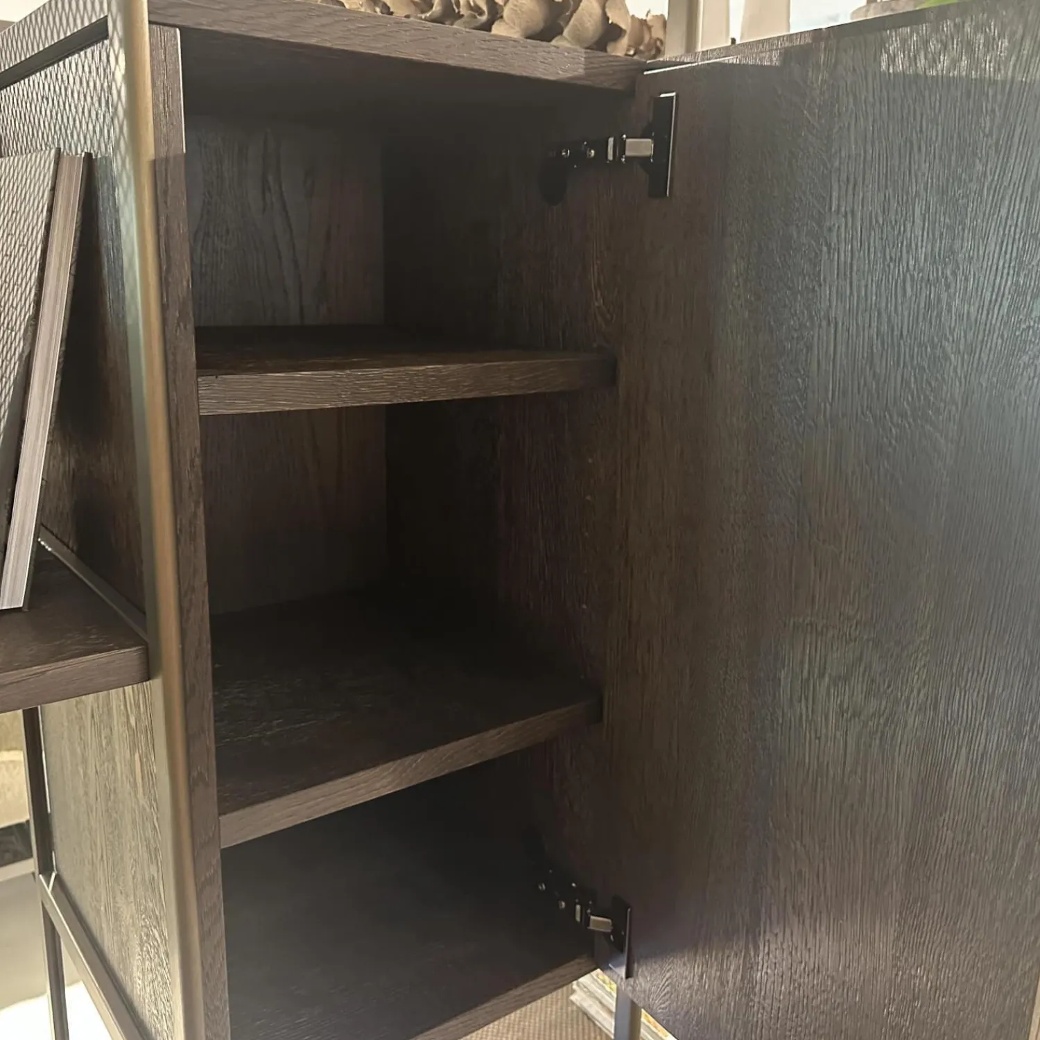 Janua Regale|Regalsystem BC 06 RooM68 Eiche Geräuchert Anthrazit Geölt Und Aluminium Bronze Eloxiert