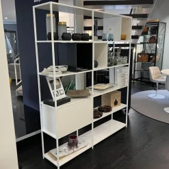 MDF Italia Regale|Regalsystem Minima 3.0 Holz Weiß Und Naturholz Schwarz