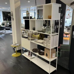 MDF Italia Regale|Regalsystem Minima 3.0 Holz Weiß Und Naturholz Schwarz