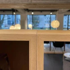 Muuto Regale|Regalsystem Stacked Eiche Furniert Individuell Veränderbar Verbinderelemte Grau