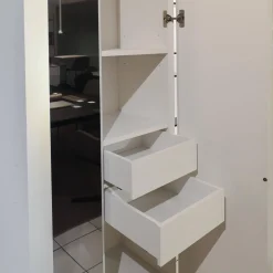 Opinion Ciatti Regale|Regalturm Le Ragazze Formose Formosa In Piedi MDF Lackiert Weiß Inklusive Edelstahlverkleidung