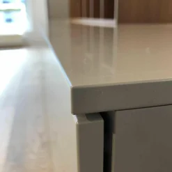 Ligne Roset Regale|Regalwand Book & Look Grau Holz Lackiert