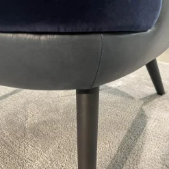 Walter Knoll Relaxsessel|Relaxsessel 375 / 377 Bezug Rücken Vintage 1437 Night Blue Sitz Harald 2 792 Ocean