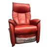 himolla Relaxsessel|Relaxsessel 7068 Cumulus Mini Leder 27 Eleganza Campari Rot Mit Elektrischer Verstellung Inklusive Akku