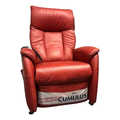 himolla Relaxsessel|Relaxsessel 7068 Cumulus Mini Leder 27 Eleganza Campari Rot Mit Elektrischer Verstellung Inklusive Akku