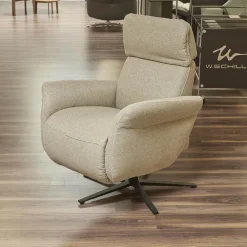 himolla Relaxsessel|Relaxsessel 7150 Easy Swing Stoff Bodyflux 8 Farn Sternfuß Pulverbeschichtet Anthrazit