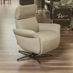 himolla Relaxsessel|Relaxsessel 7150 Easy Swing Stoff Bodyflux 8 Farn Sternfuß Pulverbeschichtet Anthrazit