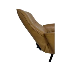himolla Relaxsessel|Relaxsessel 7928 Easyswing M Longlife Leder Eleganza Mais Braun Sternfuß Edelstahloptik Drehbar