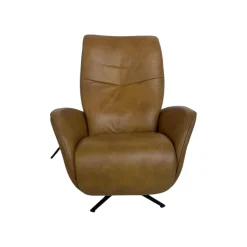 himolla Relaxsessel|Relaxsessel 7928 Easyswing M Longlife Leder Eleganza Mais Braun Sternfuß Edelstahloptik Drehbar