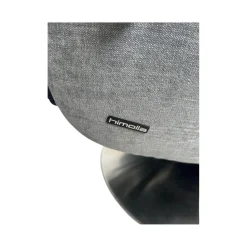 himolla Relaxsessel|Relaxsessel 7050 Easyswing M Stoff Leeds Platin Grau Fuß Teller Edelstahloptik Mit Elektrischer Kopfteilverstellung