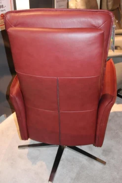 Carina Relaxsessel|Relaxsessel 9066 Leder J Mercury Rot mit Verstellfunktion