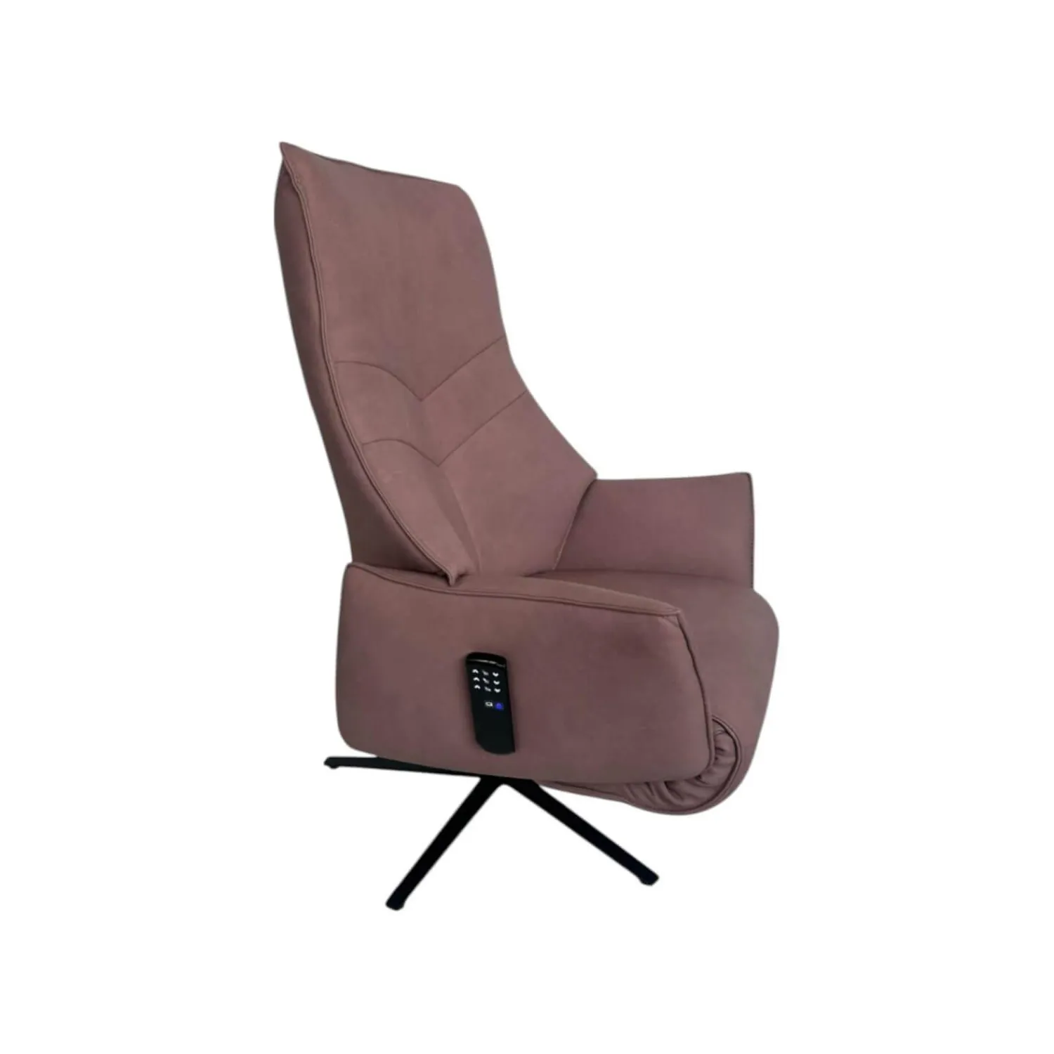 himolla Relaxsessel|Relaxsessel 7911 S Lounger M Leder 27 Leonessa Lachs Braun Sternfuß Anthrazit Pulverbeschichtet Drehbar