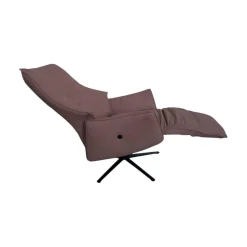 himolla Relaxsessel|Relaxsessel 7911 S Lounger M Leder 27 Leonessa Lachs Braun Sternfuß Anthrazit Pulverbeschichtet Drehbar