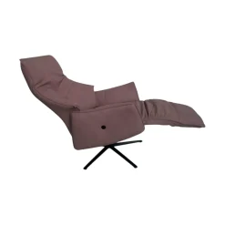 himolla Relaxsessel|Relaxsessel 7911 S Lounger M Leder 27 Leonessa Lachs Braun Sternfuß Anthrazit Pulverbeschichtet Drehbar