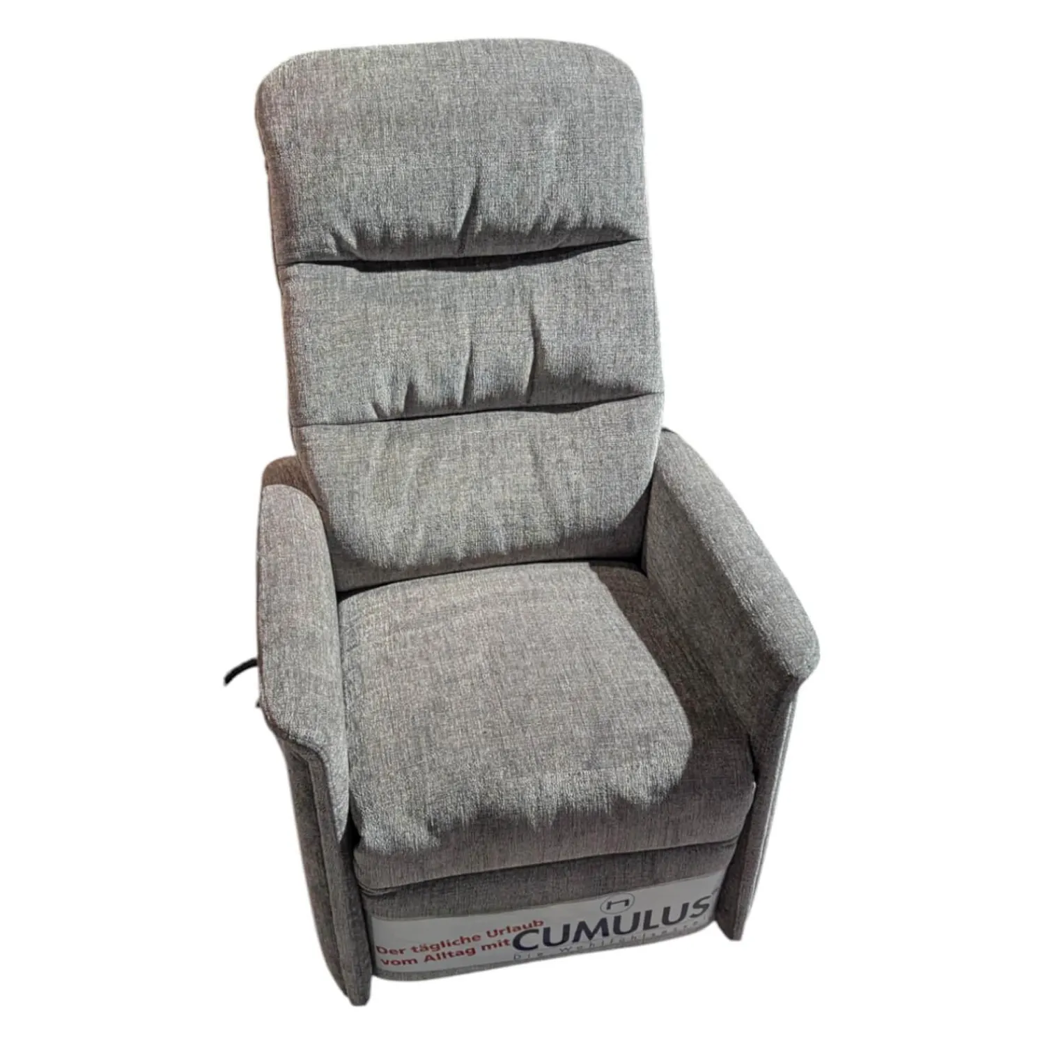 himolla Relaxsessel|Relaxsessel 9051 Stoff Aquaclean 03 Sudan Grau 2-Motorisch mit Aufstehhilfe