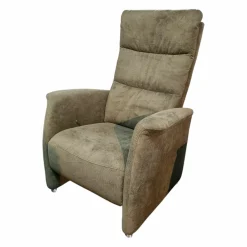 DFM Relaxsessel|Relaxsessel Baccara Small Stoff Regain 156 Hunter Grün Füße Chrom