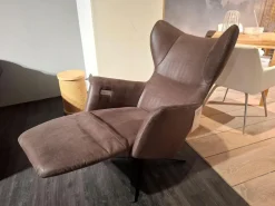 Comfort Republic Relaxsessel|Relaxsessel Clemens Leder Relax 123 Espresso Braun mit Verstellfunktion