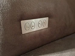 Comfort Republic Relaxsessel|Relaxsessel Clemens Leder Relax 123 Espresso Braun mit Verstellfunktion