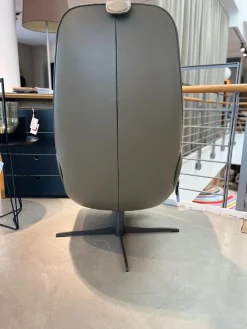 Jori Relaxsessel|Relaxsessel Cosy Ghost Leder Lipano Olivia Braun grün mit Verstellfunktion