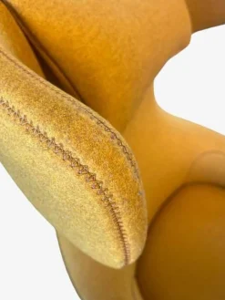 Vitra Relaxsessel|Relaxsessel Grand Repos Stoff Cosy Rapsgelb mit Ottoman