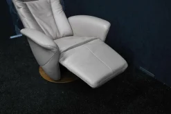 Hukla Relaxsessel|Relaxsessel Heiko Leder Belvita 59 Linen mit Elektrischer Relaxfunktion