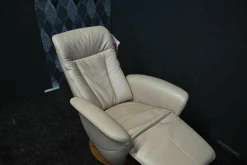 Hukla Relaxsessel|Relaxsessel Heiko Leder Belvita 59 Linen mit Elektrischer Relaxfunktion