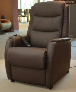 Hukla Fernsehsessel|Relaxsessel|Relaxsessel KS 5841 Leder Torro 56 Schoko Funktion A4 2 Motoren und Aufstehhilfe