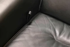 Gealux Relaxsessel|Relaxsessel Leder Sattle Schwarz