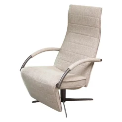 Jori Relaxsessel|Relaxsessel Mensana Medi Mono-Move Stoff Vivid 05 Beige Füße Bronze mit Verstellung