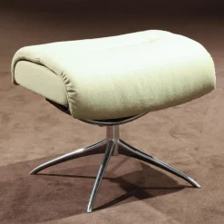 Stressless Relaxsessel|Relaxsessel Mit Hocker Tokyo Stoff Calido 579 Light Green Hellgrün Gestell Star 40 Alu