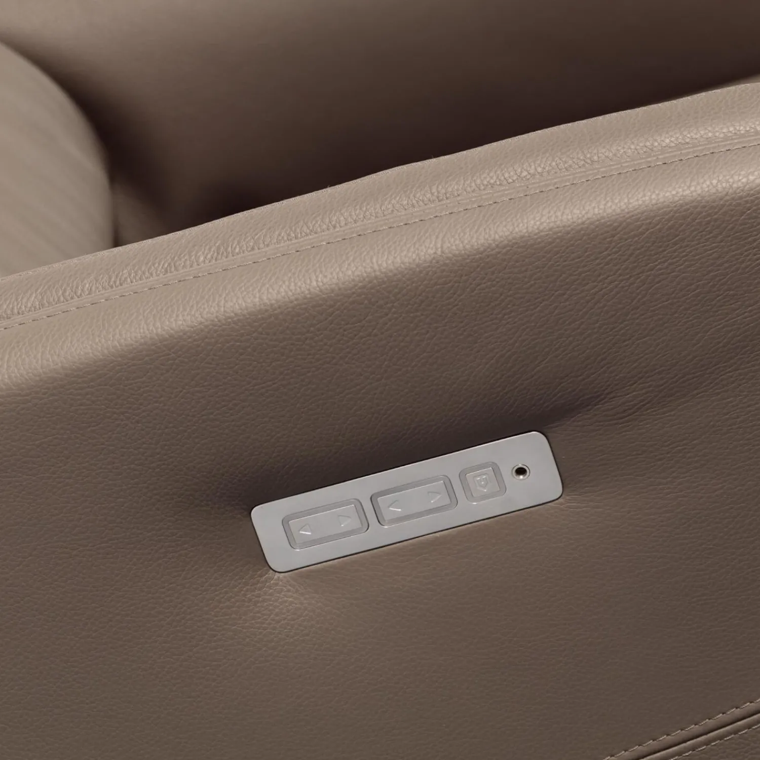 Puhlmann Relaxsessel|Relaxsessel Montreal Bezug Leder Dea 1281 Anthrazit Sternfuß Aluminium Matt Inklusive Akku