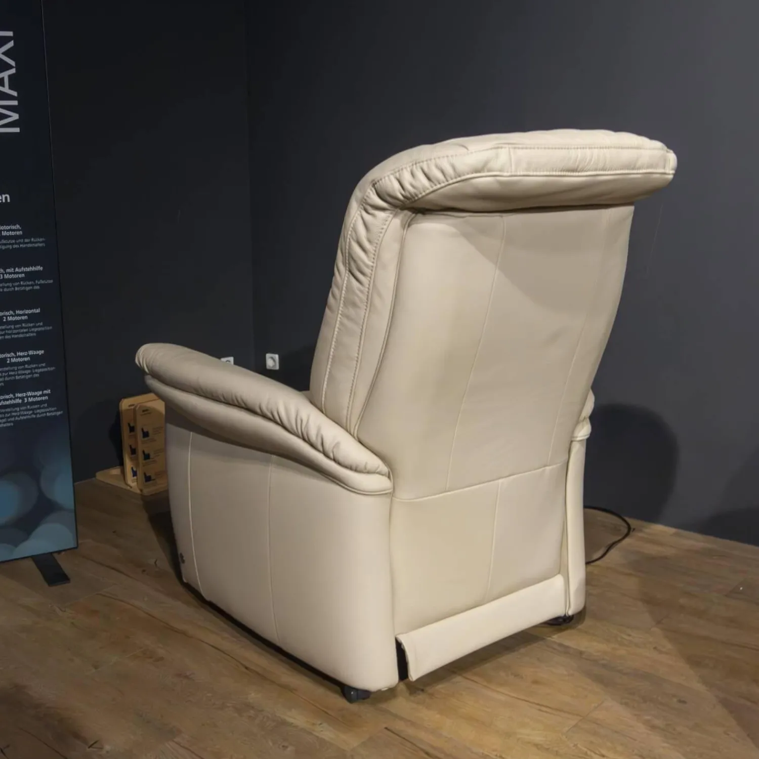 himolla Relaxsessel|Relaxsessel Orthosedis 7706 27 T Leder 24 Longru Nebel Ergonomie King Size XXL