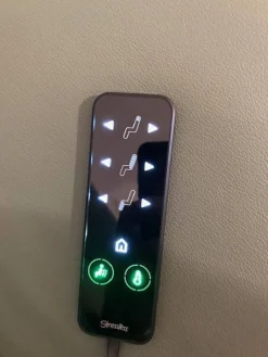 Stressless Relaxsessel|Relaxsessel Sam Leder 94 Paloma Fog 37 Grün mit elektrischer Relaxfunktion