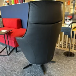 Sitting Vision Relaxsessel|Relaxsessel Signa In Leder Runner Schwarz Mit 3-Motoren mit Akku Seperate Fußteil Rücken Und Kopf Verstellung