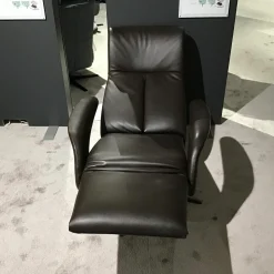 Jori Relaxsessel|Relaxsessel Symphony 3860 Multi Move Leder Celia Bruno Braun Gestell Bronze