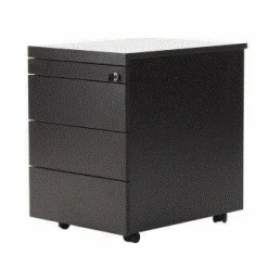 WernerWorks Regale & Container|Rollcontainer Basic C Unidekor Schwarz